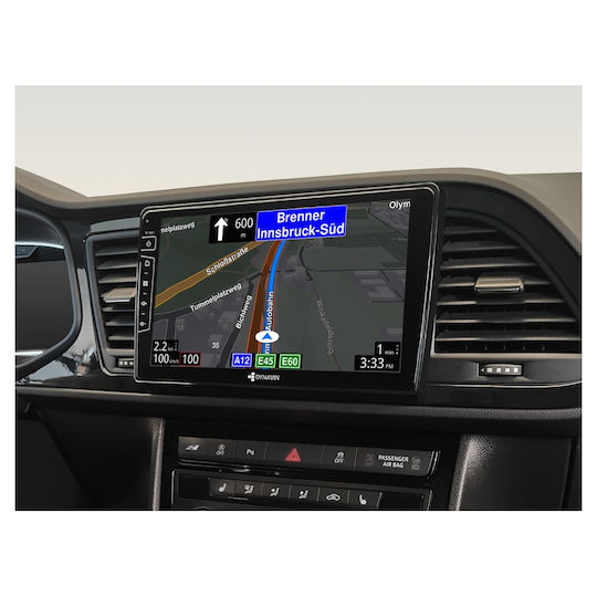 Dynavin Ηχοσύστημα Αυτοκινήτου για Seat Leon Jeep Compass 2012-2019 (Bluetooth/USB/AUX/WiFi/GPS/Apple-Carplay/Android-Auto) με Οθόνη Αφής 9"