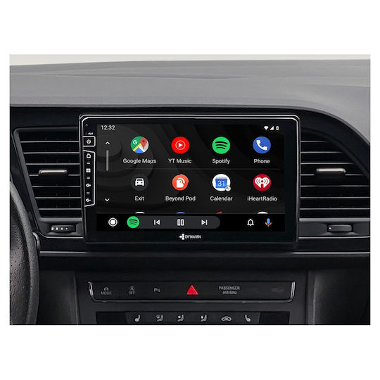 Dynavin Ηχοσύστημα Αυτοκινήτου για Seat Leon Jeep Compass 2012-2019 (Bluetooth/USB/AUX/WiFi/GPS/Apple-Carplay/Android-Auto) με Οθόνη Αφής 9"