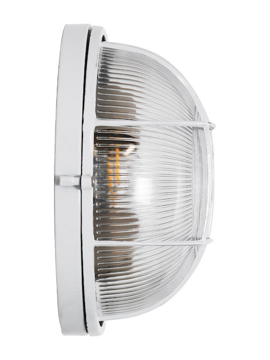 GloboStar Boatlight Wall-Mounted Bulkhead Outdoor E27 IP65 24x24x11cm