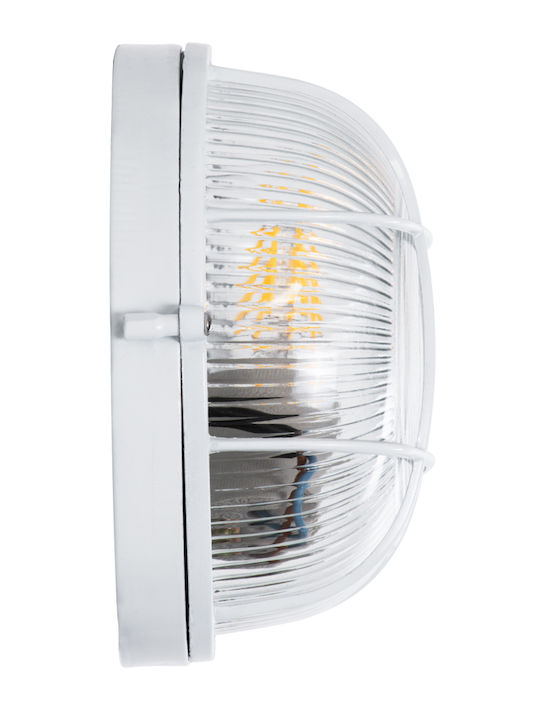 GloboStar Boatlight Wall-Mounted Bulkhead Outdoor Light E27 IP65 17.5x17.5x9cm