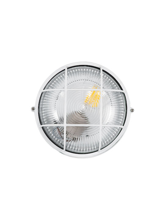 GloboStar Boatlight Wall-Mounted Bulkhead Outdoor Light E27 IP65 17.5x17.5x9cm