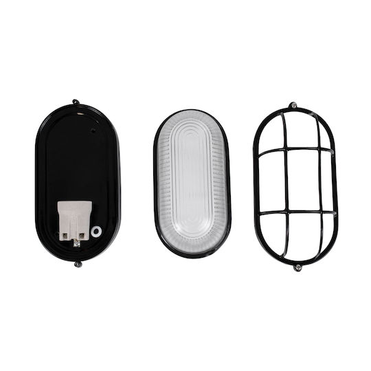 GloboStar Boatlight Επιτοίχια Χελώνα Εξωτερική E27 IP65 21x10.4x9εκ.