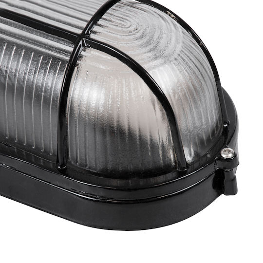 GloboStar Boatlight Επιτοίχια Χελώνα Εξωτερική E27 IP65 21x10.4x9εκ.