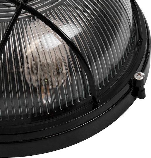 GloboStar Boatlight Wall-Mounted Bulkhead Outdoor E27 IP65 24x24x11cm