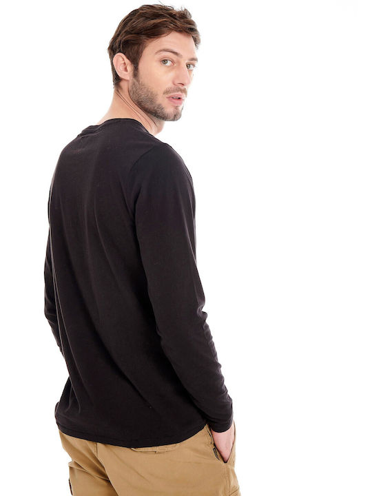 Garage Fifty5 Men's Long Sleeve Blouse Black