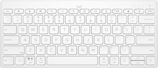HP 350 Wireless Bluetooth Keyboard Only English US White