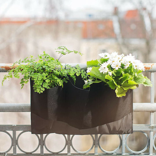 Navaris Set 4 Blumenkästen Kunststoff Schwarze