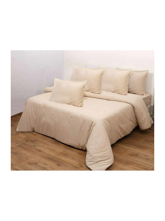 Viopros Sheet for Single Bed with Elastic 100x200+25cm. 3100 622550 Beige