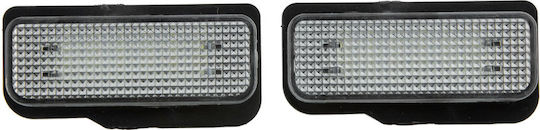 Mercedes-Benz License Plate Lights Led for Mercedes-Benz C Class 2pcs