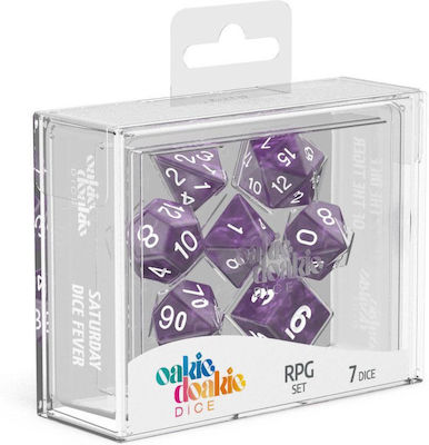 Oakie Doakie Dice Marble Purple 7τμχ