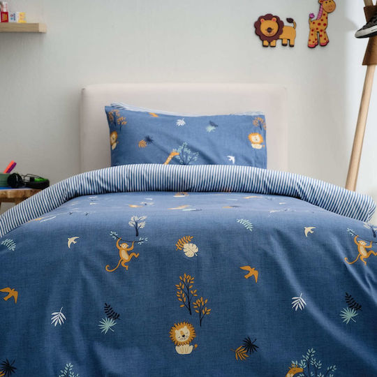 Vesta Home Single Max Blue Set 170x260cm