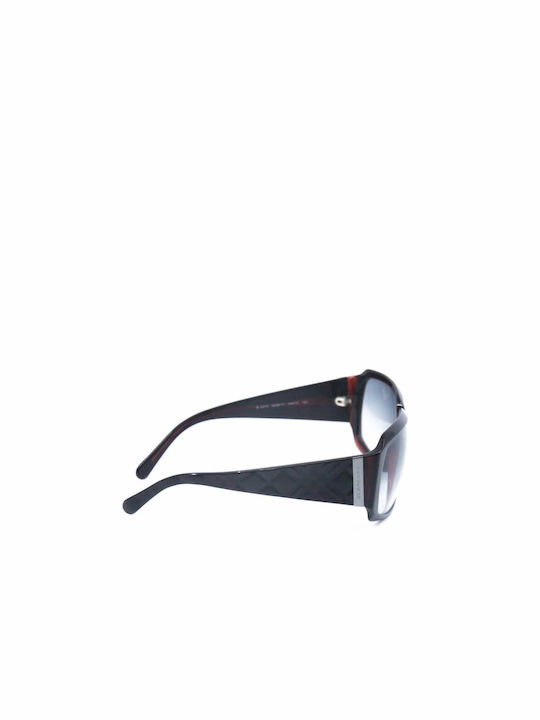 Burberry Women's Sunglasses with Burgundy Plastic Frame and Gray Gradient Lens 4010 300811