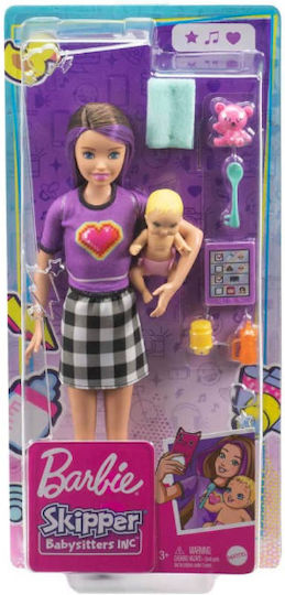 Barbie Skipper Babysitters Păpușă pentru 3+ ani+ Ani 26cm.