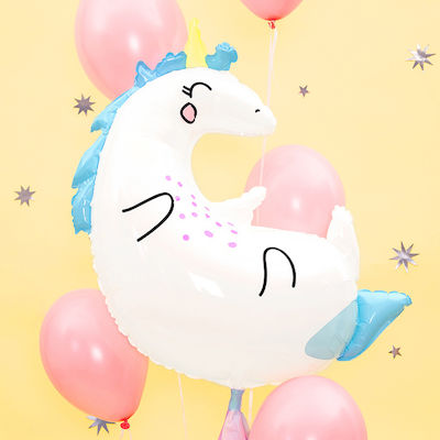 Balloon Foil Unicorn 70x75cm