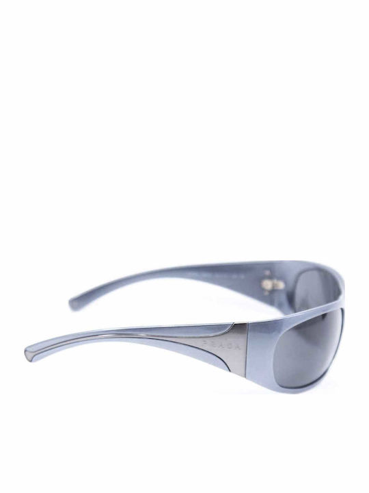 Prada Men's Sunglasses with Blue Plastic Frame and Blue Lens SPR06I 1AA1A1
