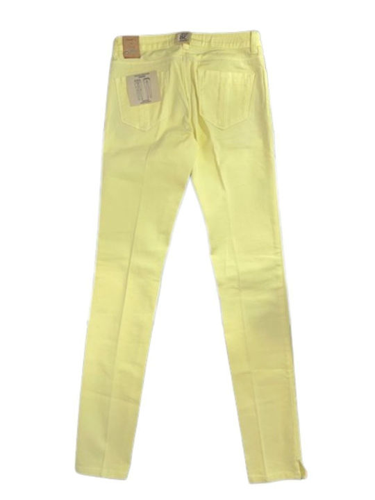 Silvian Heach Women's Fabric Trousers Yellow