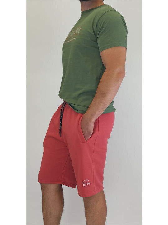 Double A Men's Athletic Shorts Dusty Red