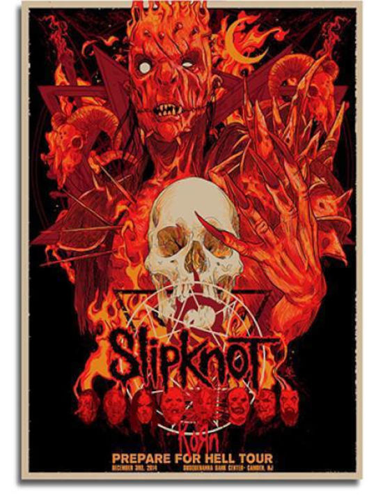 Takeposition Hell Tour Blouse Slipknot Black