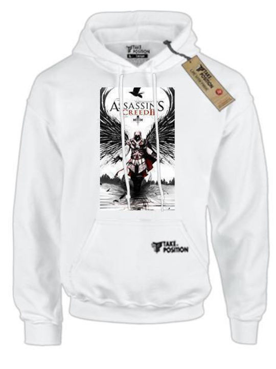 Takeposition H-cool Γυναικείο Φούτερ με Κουκούλα Assassin's Creed Μαύρο