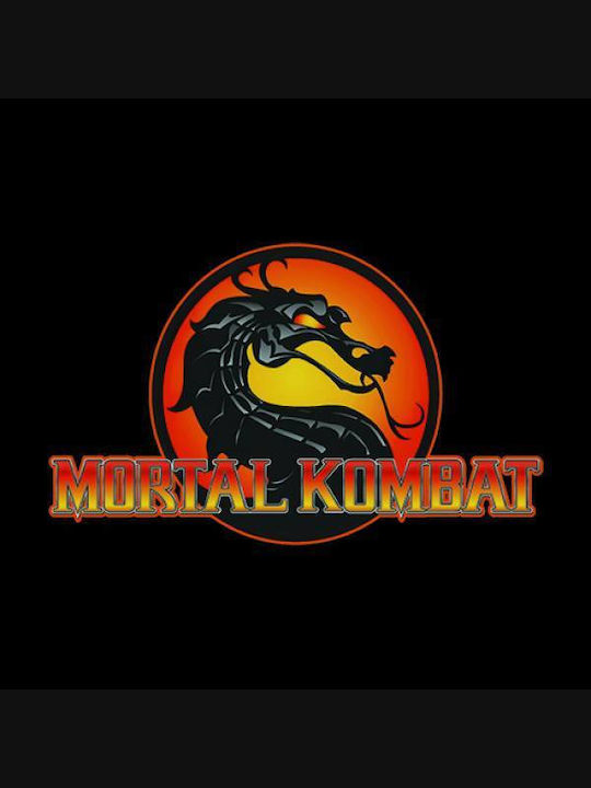 Takeposition Φούτερ Ζακέτα με Κουκούλα Z-cool Game Mortal Kombat Logo σε Γκρι χρώμα