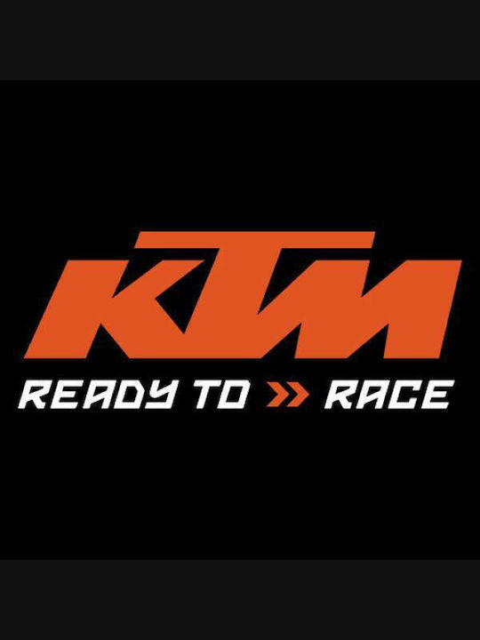 Takeposition Φούτερ Ζακέτα με Κουκούλα Z-cool Small Logo KTM σε Μαύρο χρώμα