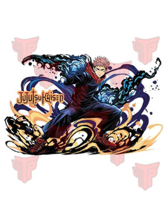 Takeposition Jujutsu Kaisen thunder storm T-shirt Burgundy