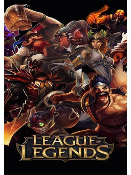 Takeposition H-cool Γυναικείο Φούτερ με Κουκούλα League Of Legends Μαύρο
