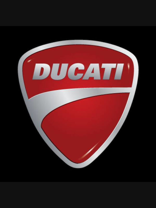 Takeposition Φούτερ Ζακέτα με Κουκούλα Z-cool Small Logo Ducati σε Μαύρο χρώμα