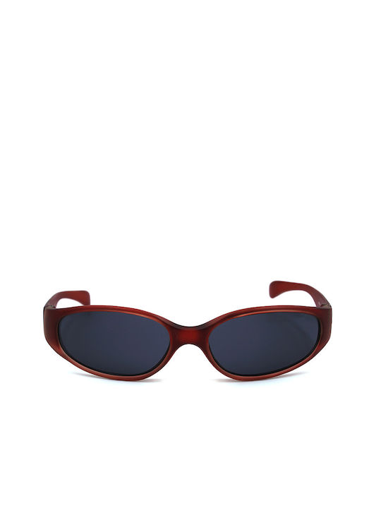 Babylon Sunglasses with Red Plastic Frame and Red Lens B003 C21