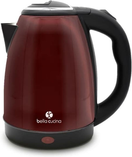 Bella Cucina BC3103 Βραστήρας 1.8lt 1800W Κόκκινος