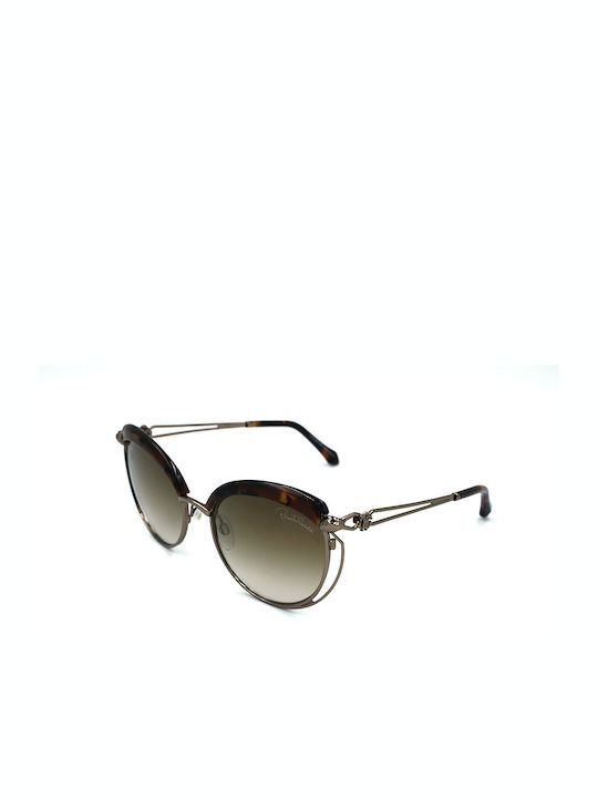 Roberto Cavalli Women's Sunglasses with Brown Frame and Brown Lens RC1032 52G