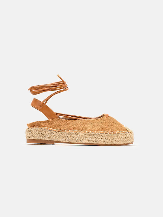 InShoes Wildleder Damen Espadrilles in Tabac Braun Farbe