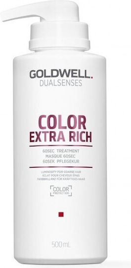 Goldwell Dualsenses Color Extra Rich 60sec Mască de Păr pentru Păstrarea Culorii 500ml