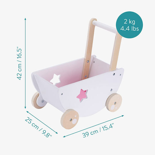 Navaris Puppenwagen aus Holz