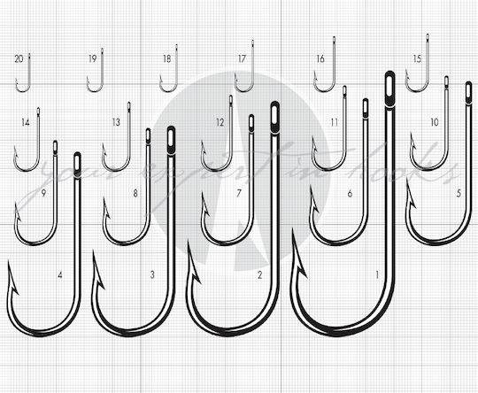 VMC Sea Round Ringed 9754 PS Fishing Hooks Set 100pcs No13