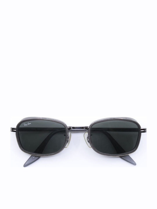 Ray Ban Unisex Sunglasses with Silver Frame and Green Lens RB2811 004