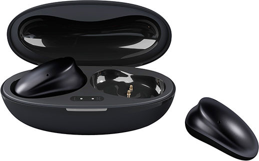 Mee Audio Pebbles Earbud Bluetooth Handsfree Ακουστικά με Αντοχή στον Ιδρώτα και Θήκη Φόρτισης Onix Black