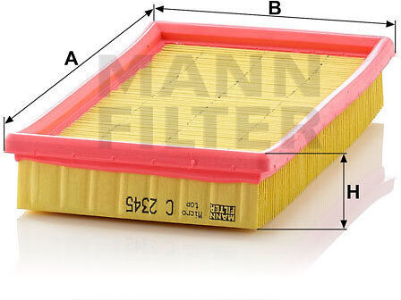 Mann Filter Luftfilter für Autos Universell