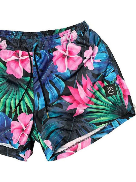 Men's Swimwear Shorts Blue Floral