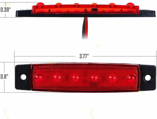 12V - Κόκκινο IP66