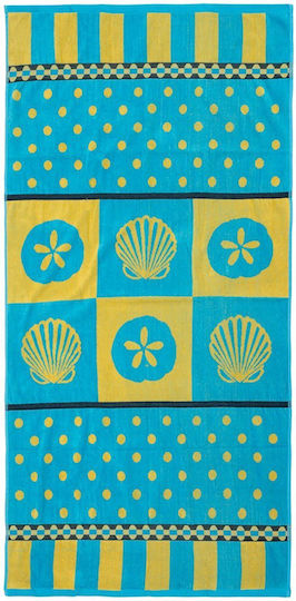 Cokitex Beach Towel Cotton Light Blue 160x86cm.