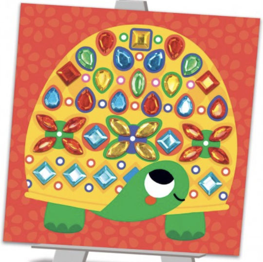 Crealign Mosaik mit Diamanten - Schildkröte für Kinder 3+ Jahre alt+ Jahre