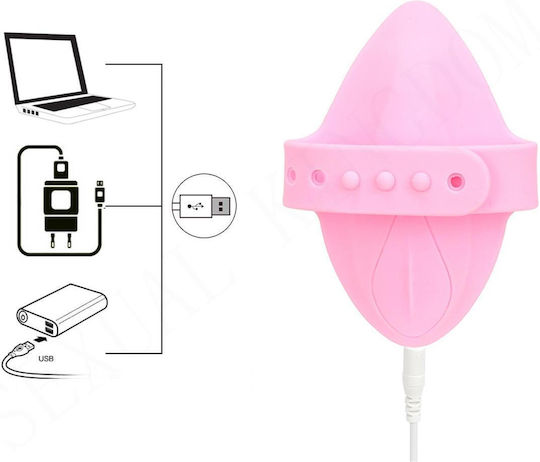 Kinksters Clitoral Vibrator with Remote Control 8cm Pink