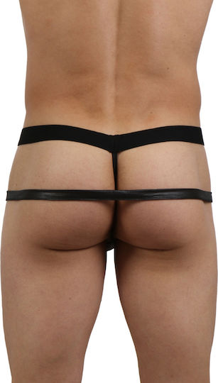 Soiemio Ανδρικό Sexy String Μαύρο