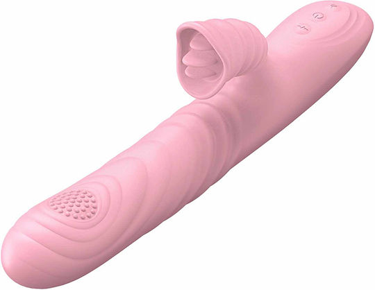 Kinksters Δονητής Rabbit 23cm Ροζ