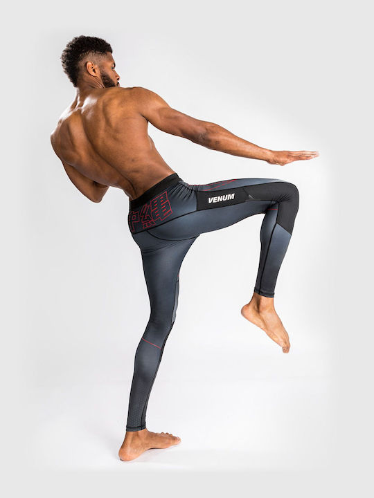 Men's Compression Leggings Venum Okinawa 3.0 - Black/Red