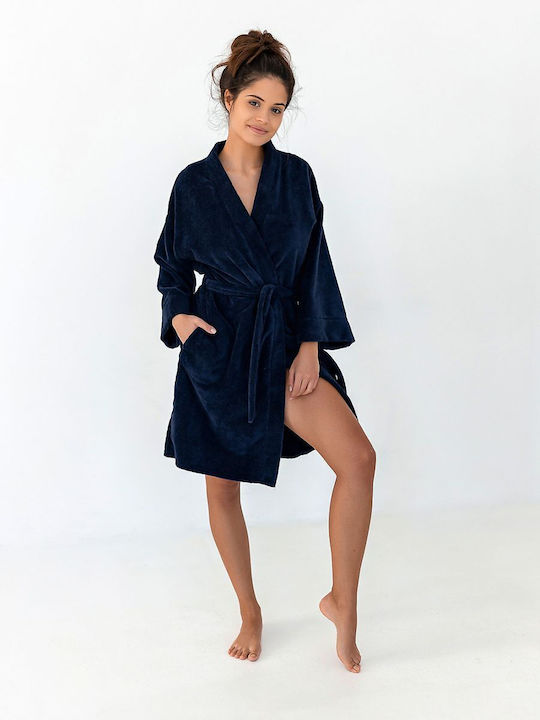 Bathrobe 181220 Sensis Dark Blue Sensis Szlafrok Navy Blue Navy