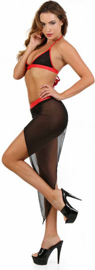 Soiemio Damen Sexy Top Schwarz 3001-4443