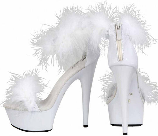 Soiemio Damen Sexy Schuhe Weiße