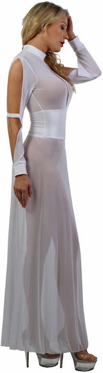 Soiemio Rochie Sexy Alb 3059-0060